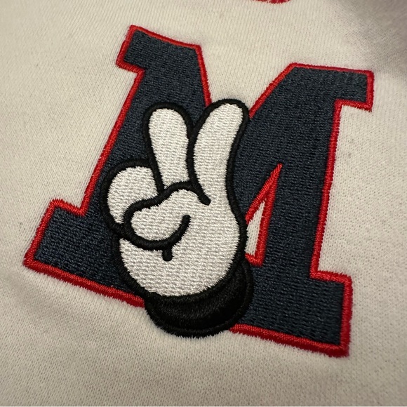 Disney White Mickey Mouse Sweatshirt - Picture 4 of 8